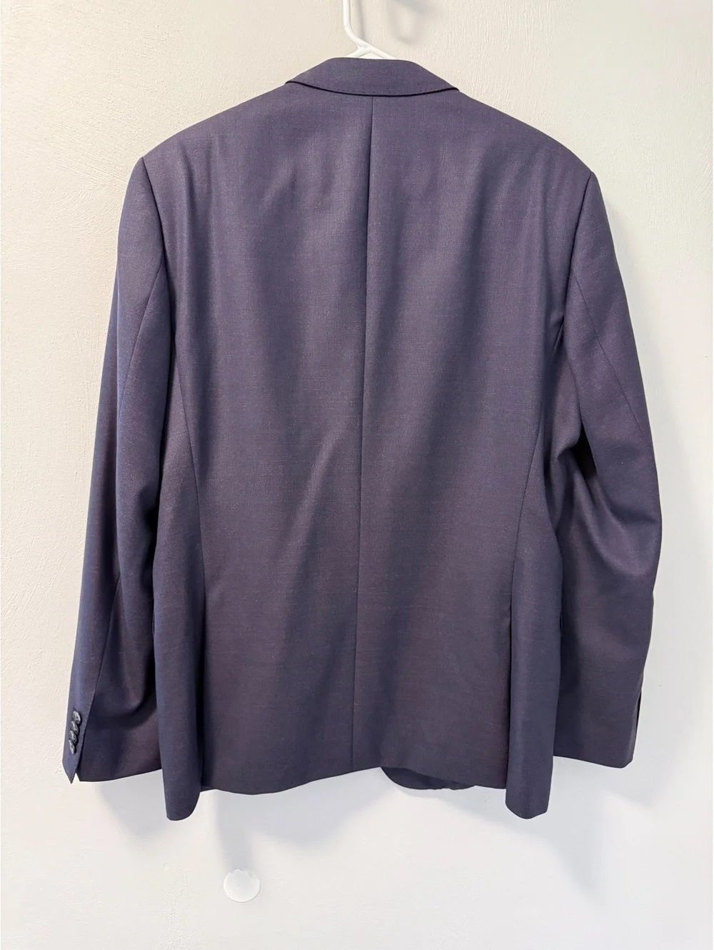 NWOT Hugo Boss Drago Dark Blue Super 120 Virgin Wool Jacket Size 42R